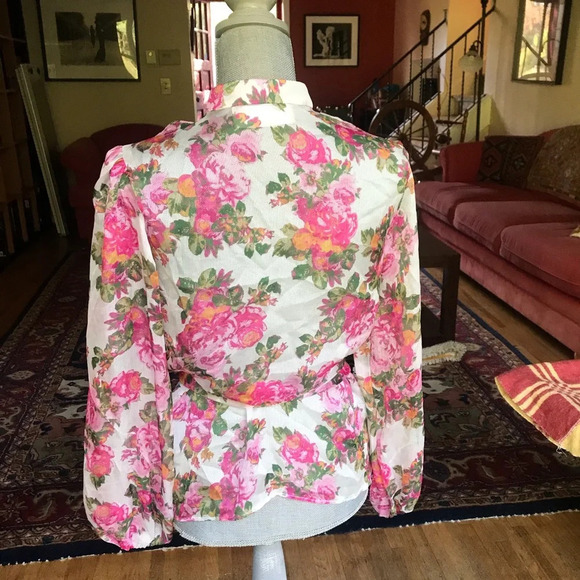 Keepsake Floral Oblivion blouse, size small - Picture 6 of 6